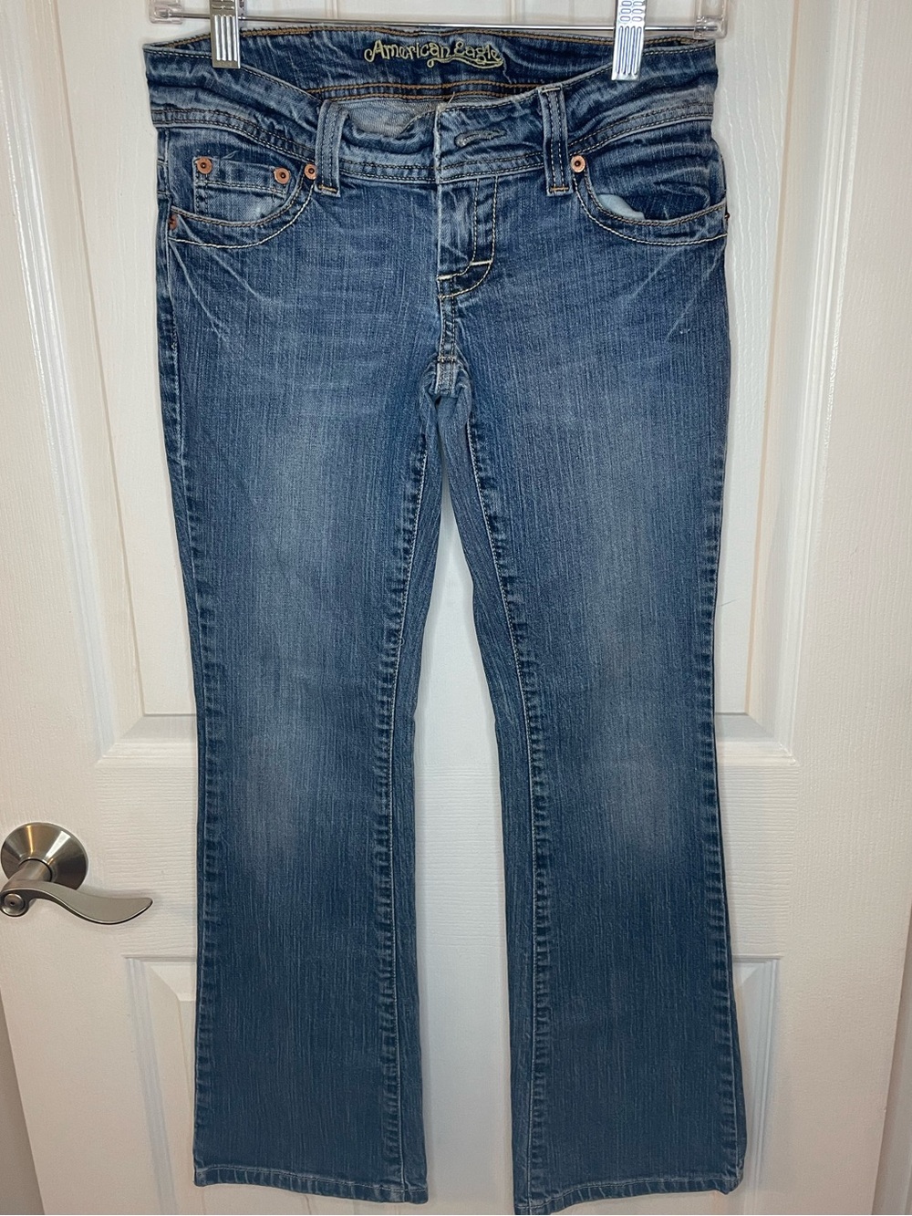 Vintage American Eagle Outfitters Medium Wash Flared Jeans